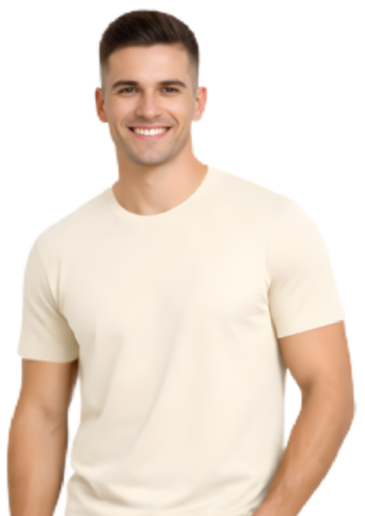 Teezcot_Unisex_RoundNeck_Cream